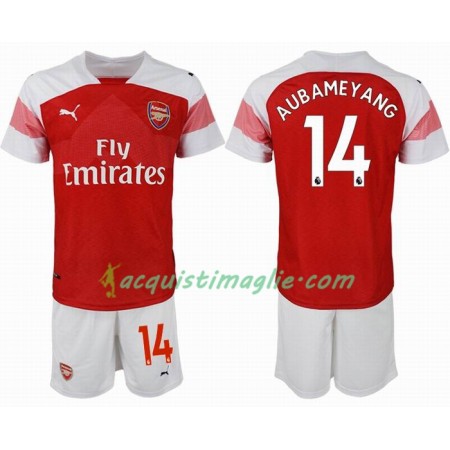 Divisa di Calcio Arsenal AUBAMEYANG 14 Bambino Prima 2018/2019